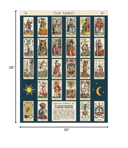 Cavallini & Co. Tarot 1,000-Piece Puzzle | Vintage Archive Imagery