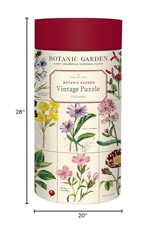 CAVANILLI & CO. Botanic Garden 1,000 Piece Puzzle – Vintage Cavallini Archive Images
