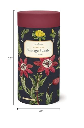 CAVANILLI & CO Herbarium 1,000 Piece Puzzle – Vintage Archives Artwork