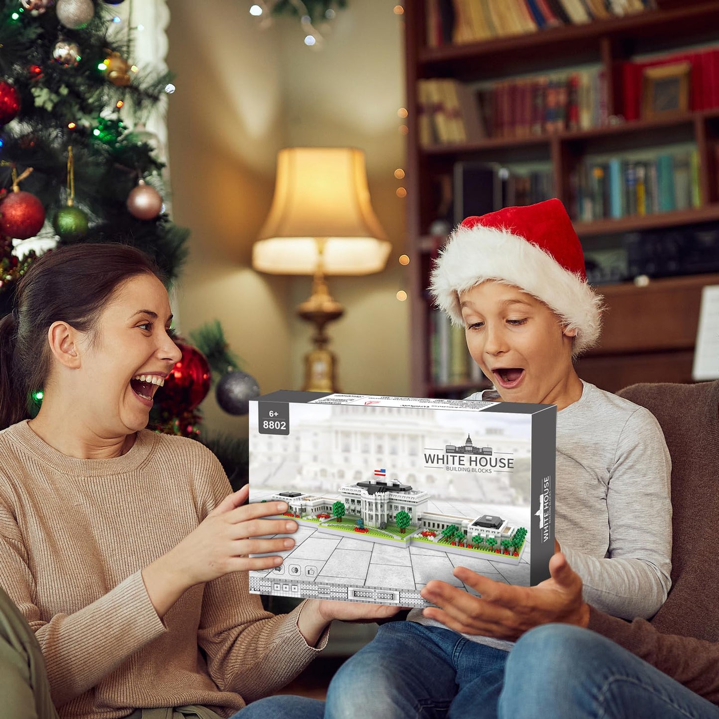 CAXIMSY White House Model – 3000-Piece Micro Building Block Set for Adults