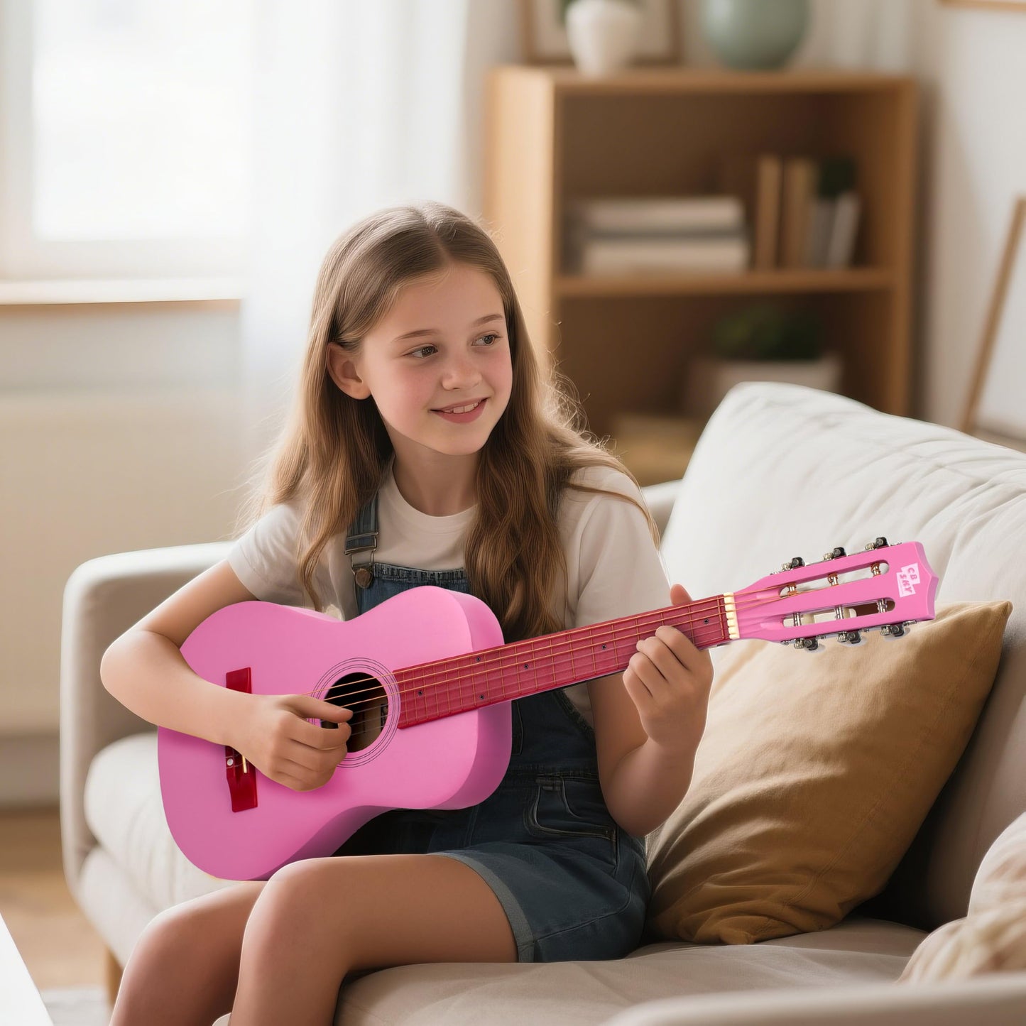CB SKY 30-Inch Wooden Classical Guitar for Kids – Beginner Guitar for Ages 3-8