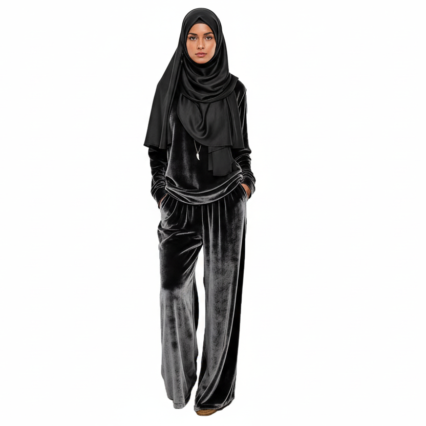 Women's Minimalist Co-ord Suit | Relaxed Fit Long Sleeve Two-Pieces Set