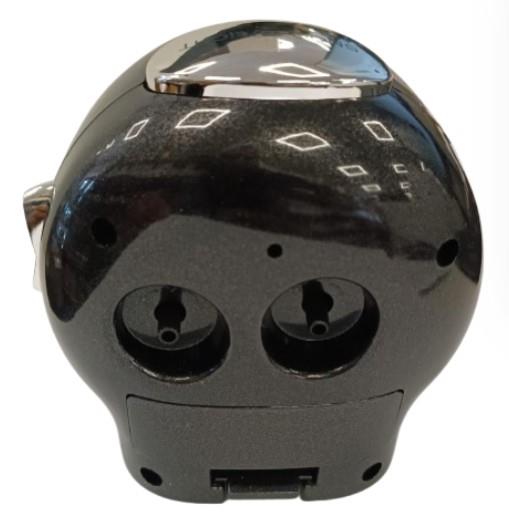 Acctim Eden Non Ticking Sweep Crescendo Alarm Clock in Black - 16523