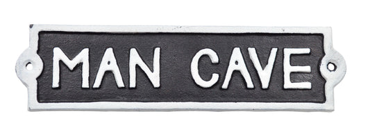 22CM ALUMINIUM MAN CAVE SIGN