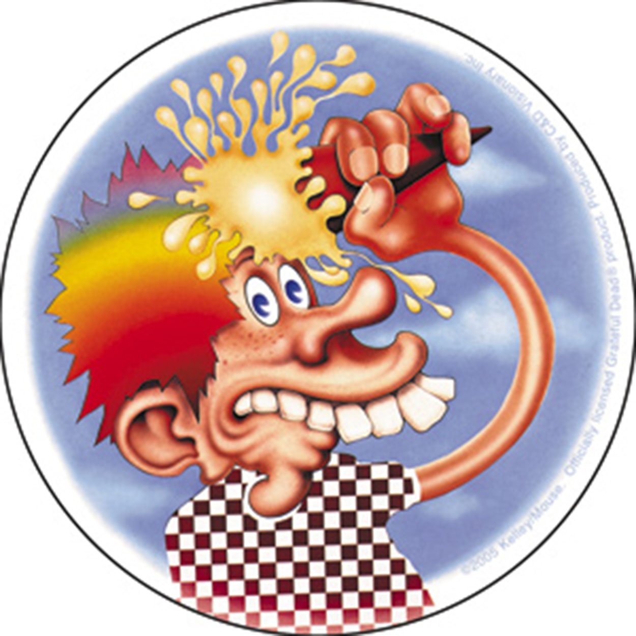 C&D Visionary Grateful Dead Ice Cream Kid Sticker | Licensed Wall & Scrapbook Art