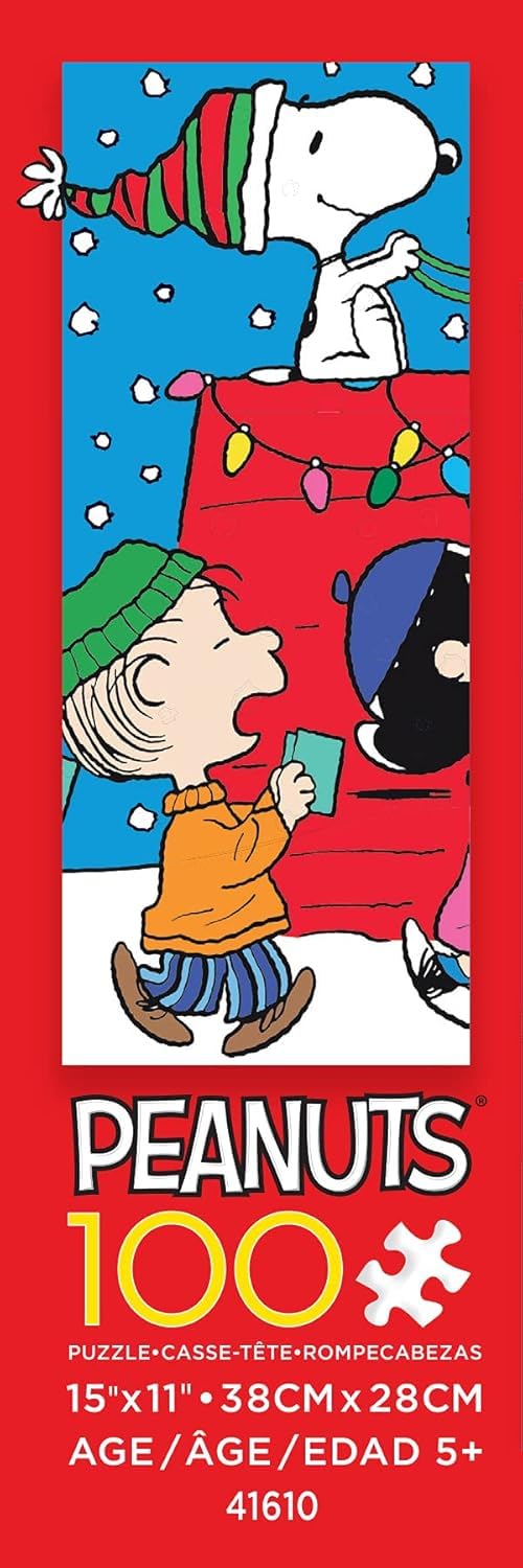 Ceaco Peanuts Holiday 100-Piece Puzzle: Snoopy and The Singers