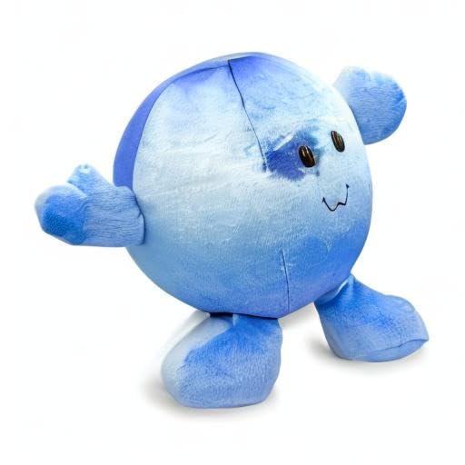 Celestial Buddies Neptune Buddy – 10-inch Plush, Embroidered Features, Space STEM Toy