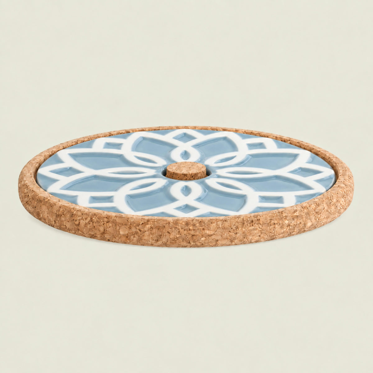 Ceramic Hot Pot Stand Elvira - Blue