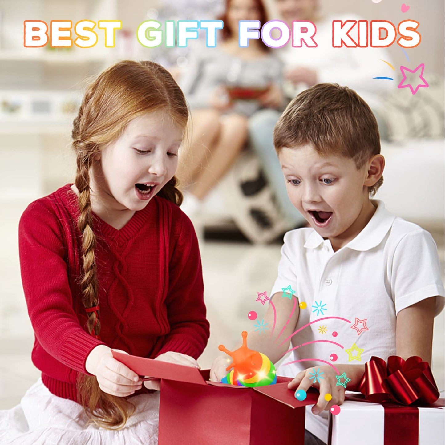 Cevioce Fidget Slug Toy – Sensory Slug Fidget for Kids & Adults | 1-Pc Cute Sensory Toy