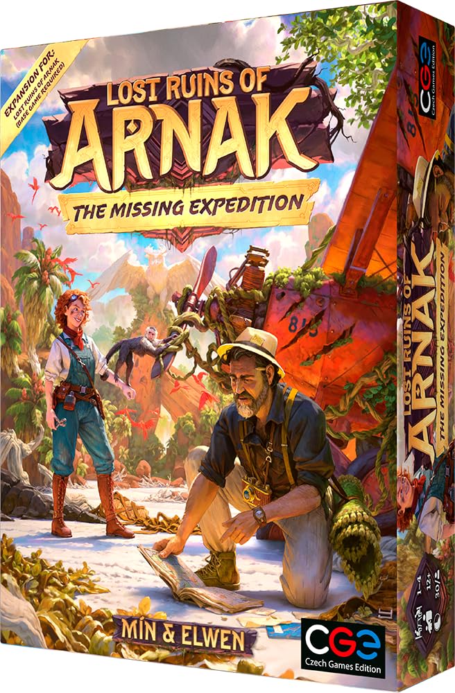 Lost Ruins of Arnak: Missing Expedition Expansion by CGE – New Assistants, Leaders & Six-Chapter Campaign