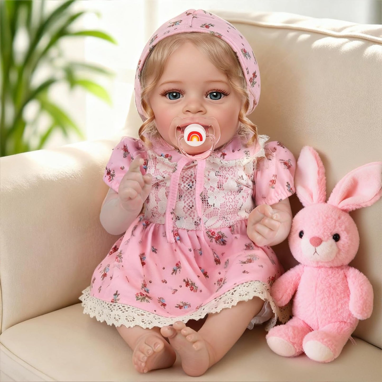 CHAREX Realistic Reborn Baby Doll Girl – 20-Inch Lifelike, Weighted, Gift Box Accessories