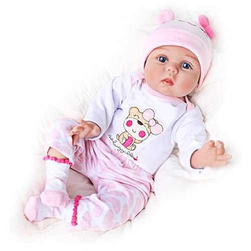 CHAREX Lucy 16-Inch Reborn Baby Doll – Realistic Soft Vinyl, Gift-Ready for Ages 3+