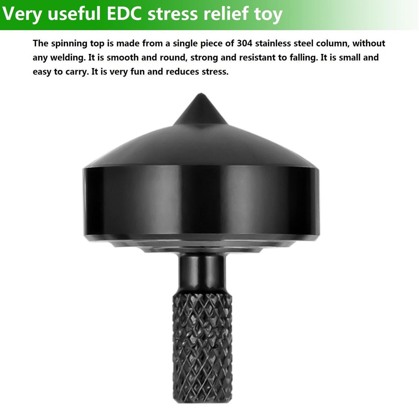 CHEETOP Stainless Steel Spinning Top – Precision Mini Desktop Gyroscope