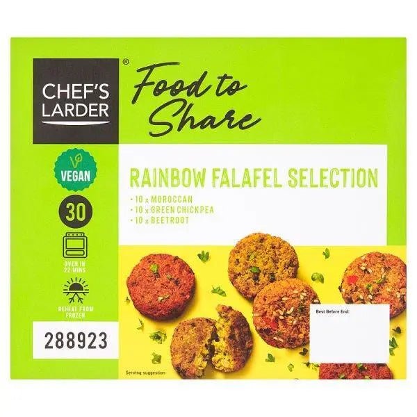 Chefs Larder Food to Share Rainbow Falafel Selection 600g