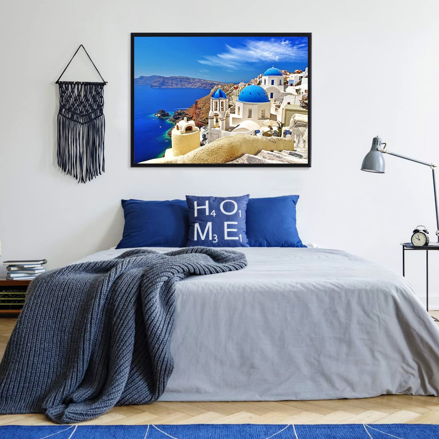 CHengQiSM 1000-Piece Jigsaw Puzzle – Dreamy Aegean Sea, Santorini Landscape, Anti-Glare