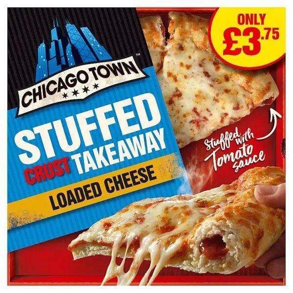 Chicago Town Takeaway Stuffed Crust Cheese Medium Pizza 480g (PMP) - (Case of 10)