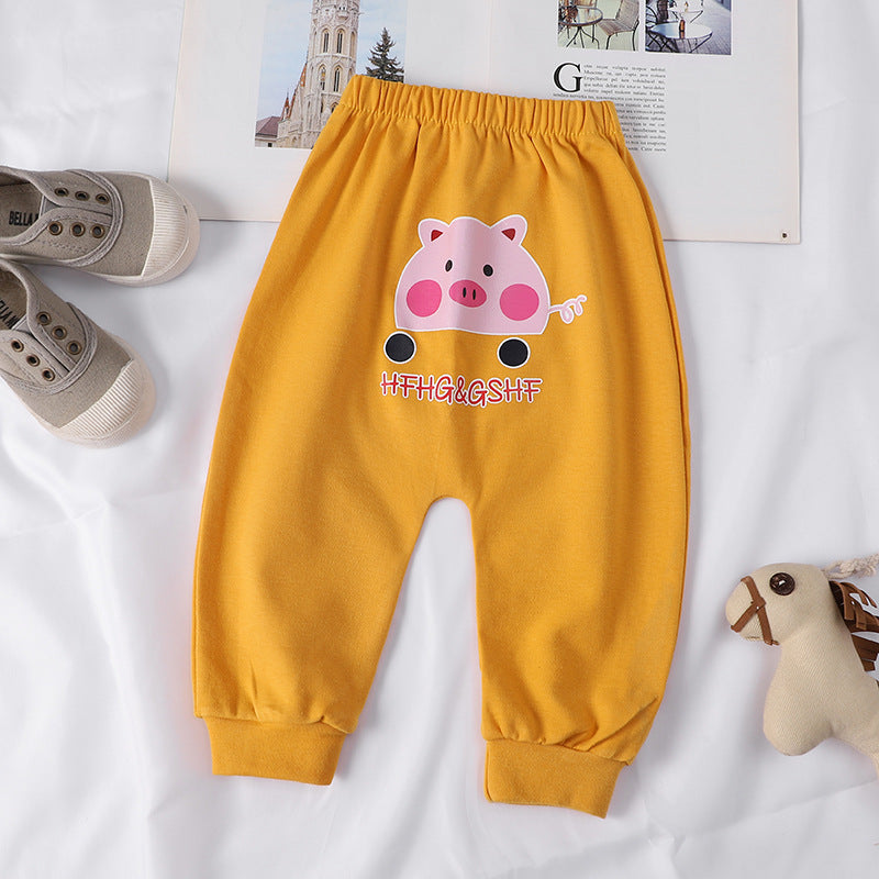 Children’s Animal Print Spring And Summer Pants
