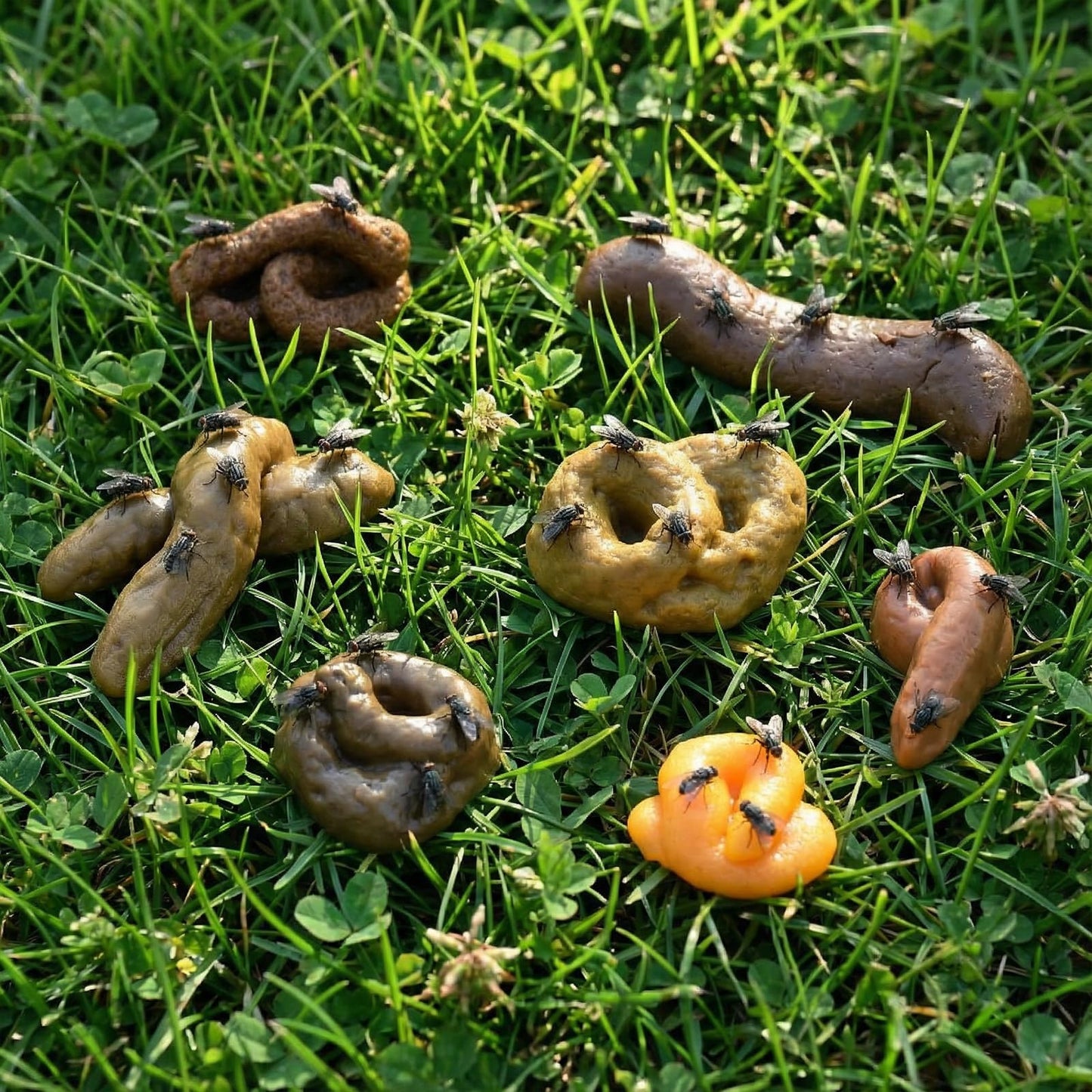 Chivao 7-Piece Realistic Fake Poo Toy Set for Pranks | Gag Gifts