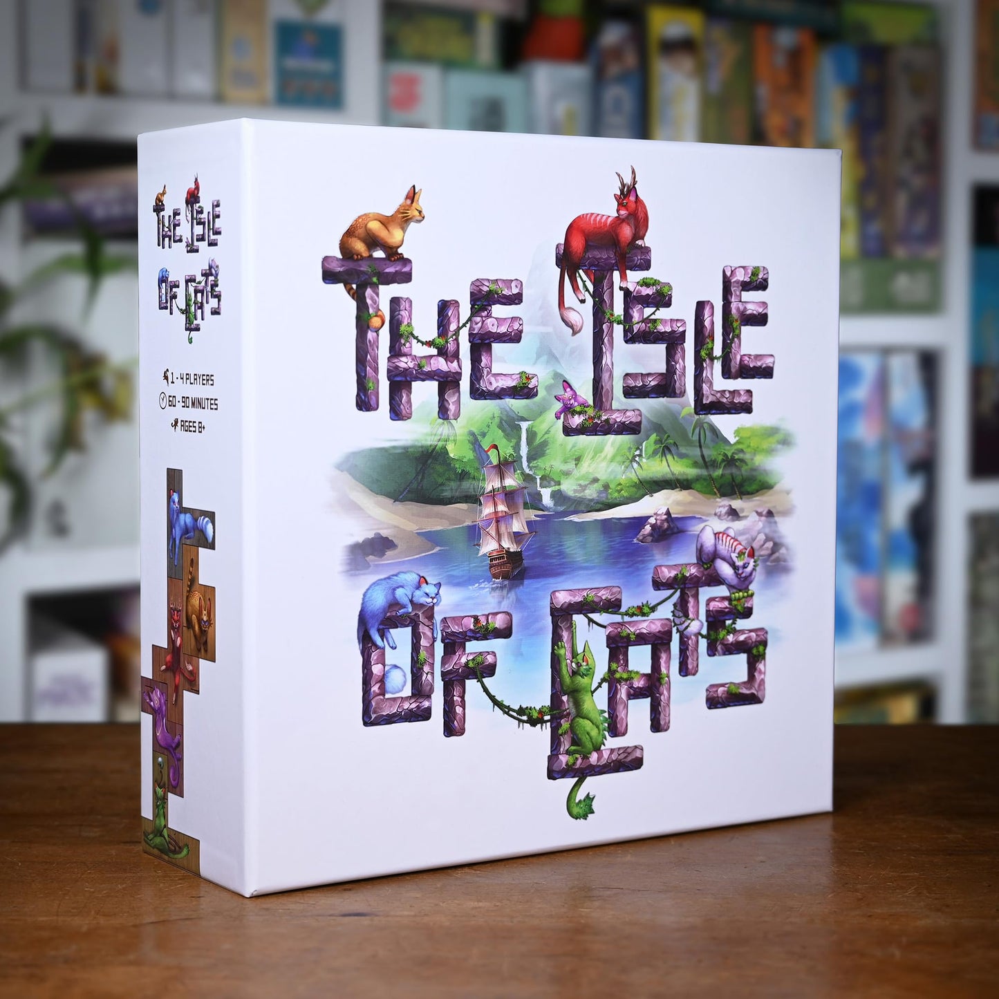 City of Games The Isle of Cats — Rescue Cats & Tile Placement for 1-4 Players