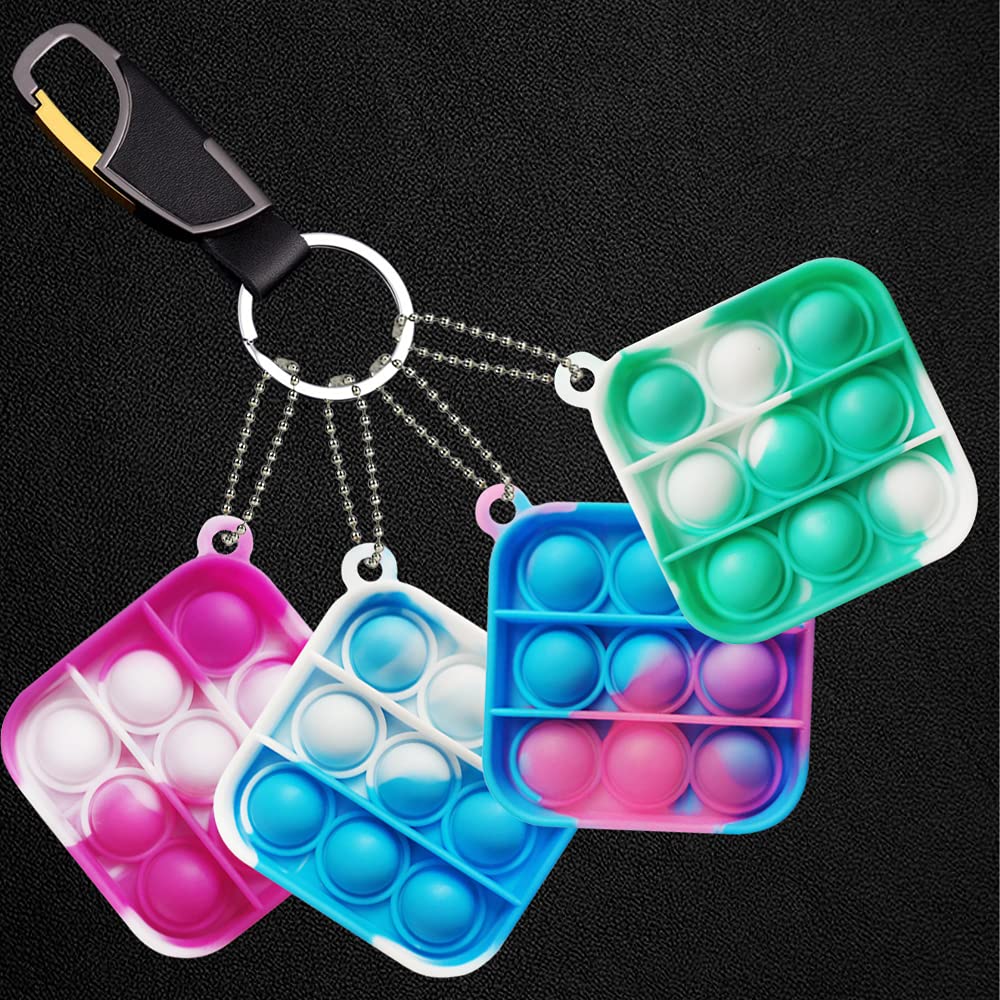 Clanam 12 Pcs Mini Pop Bubble Fidget Toys – Party Favors & Classroom Prizes