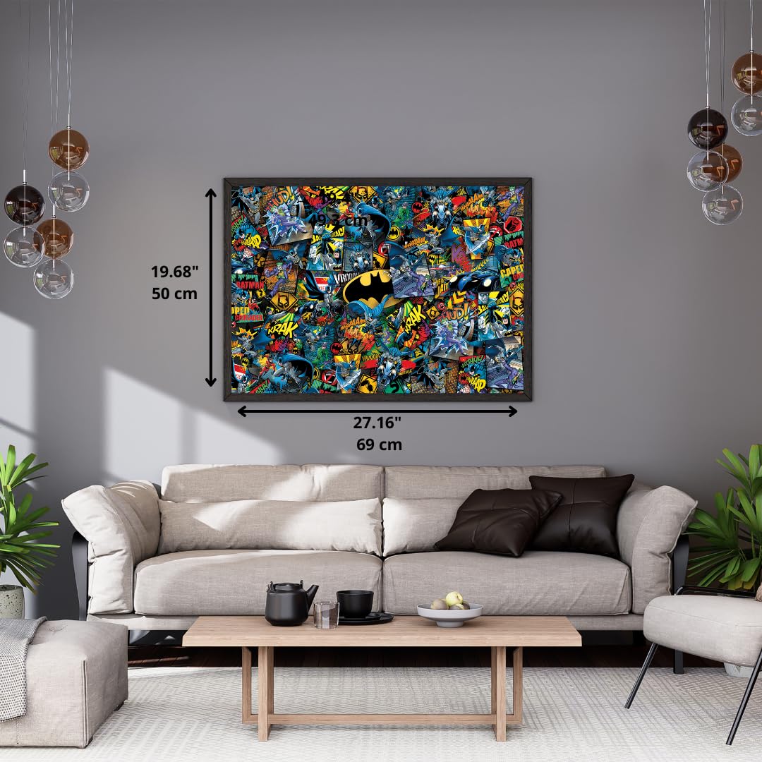 Clementoni Batman Impossible 1000-Piece Jigsaw Puzzle – Made in Italy (39575)