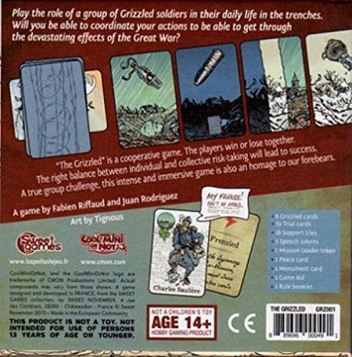 The Grizzled by CMON — Cooperative Card Game for 2–5 Players, 10+