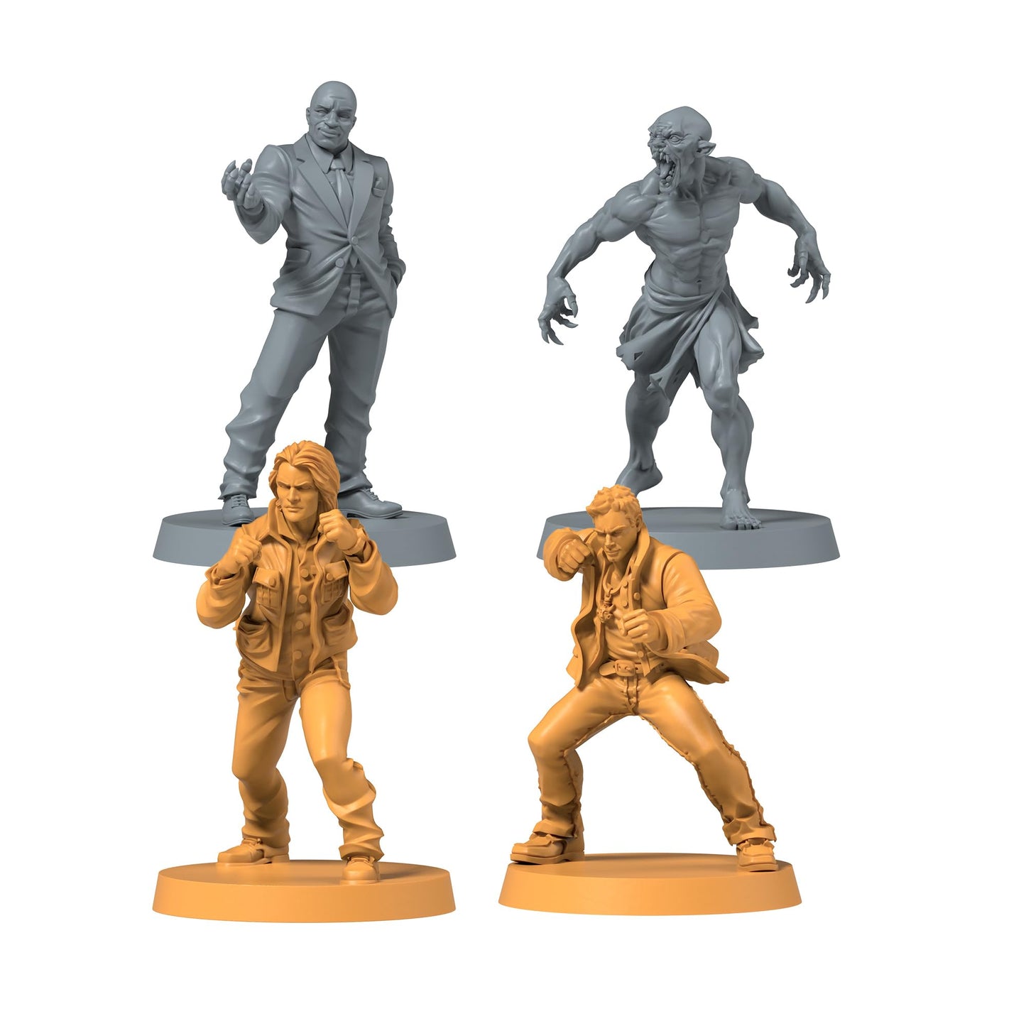 CMON Zombicide Supernatural Character Pack #1 – Sam & Dean Winchester, Alpha Vampire & Wendigo | Cooperative Board Game Expansion