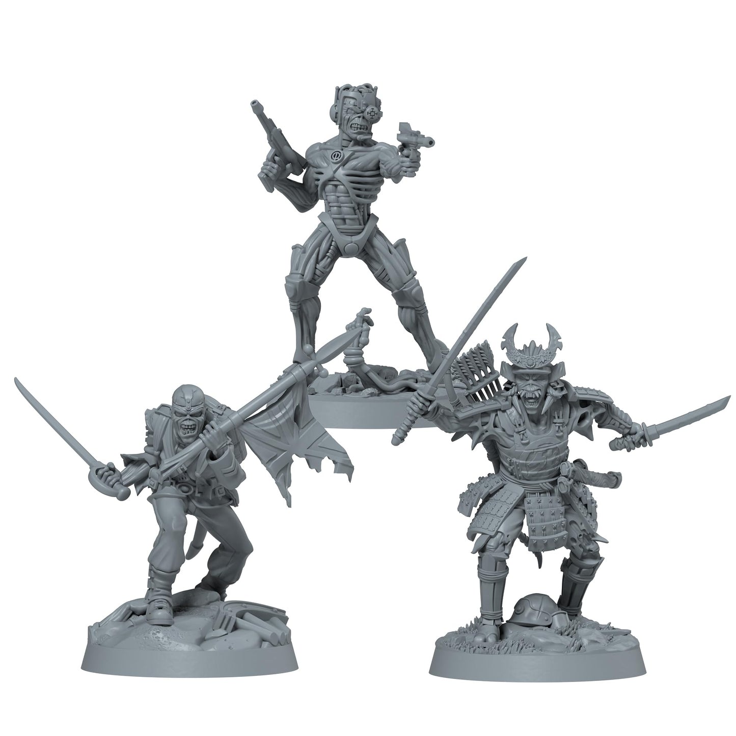 CMON Zombicide Iron Maiden Character Pack #1 – Eddie Miniatures & Multi-Game Enhancements