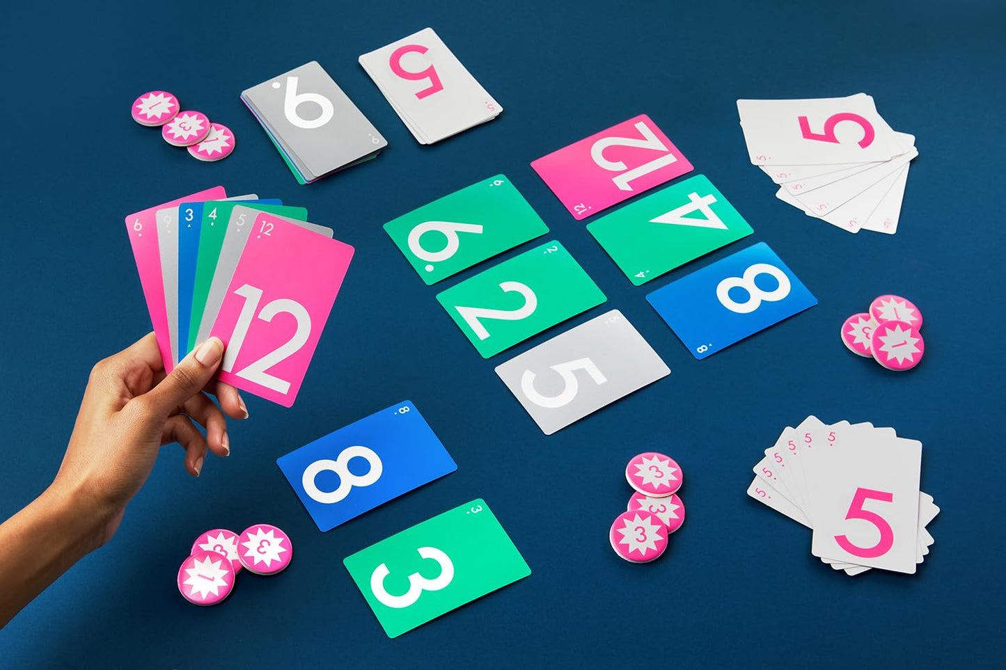 CMYK Fives Card Game – Magenta Edition (Deluxe)