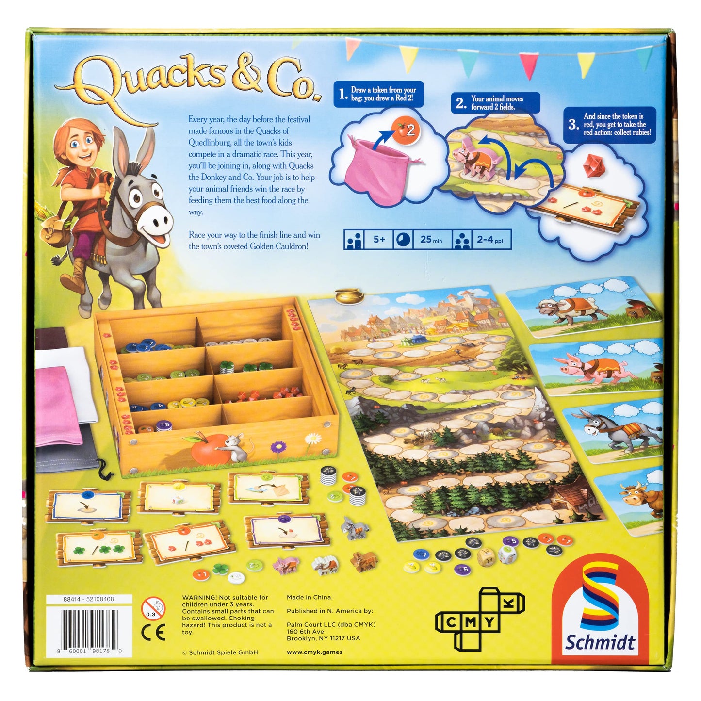 CMYK Quacks and Co. – Kid-Friendly Push Your Luck Game (2-4 Players, 5+)