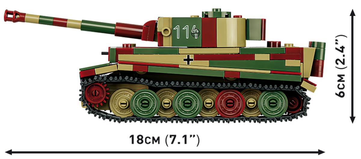 COBI Tiger Ausf. E 2-in-1 1:48 | Musee des Blindes Collection