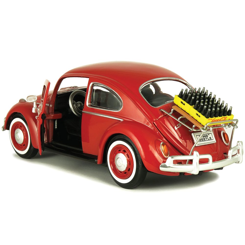 Coca-Cola 1/24 Volkswagen Beetle – Rear Decklid Rack with 2 Bottle Cases | Diecast Collectible