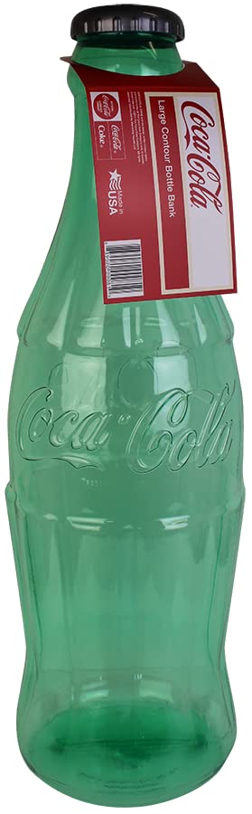 Coca-Cola 22-Inch Clear Bottle Bank – Made in America (Two-Pack)