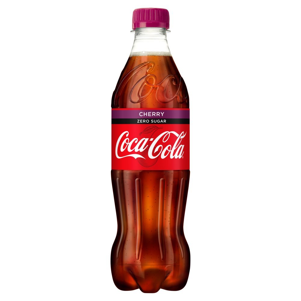 Coca-Cola Zero Sugar Cherry, 500ml (Case of 12)