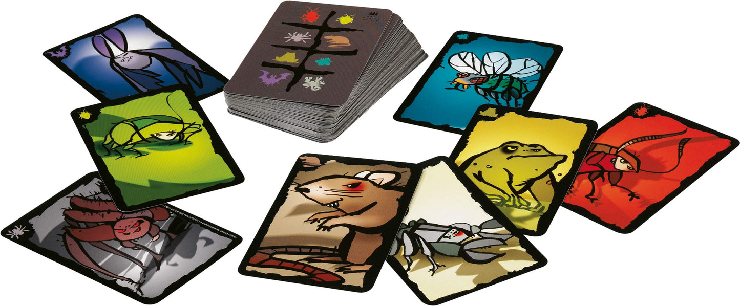 Coiledspring Games: Schmidt | DMS Cockroach Poker English Edition – Card Game for 2-6 Players, Ages 8+, 15 Minutes