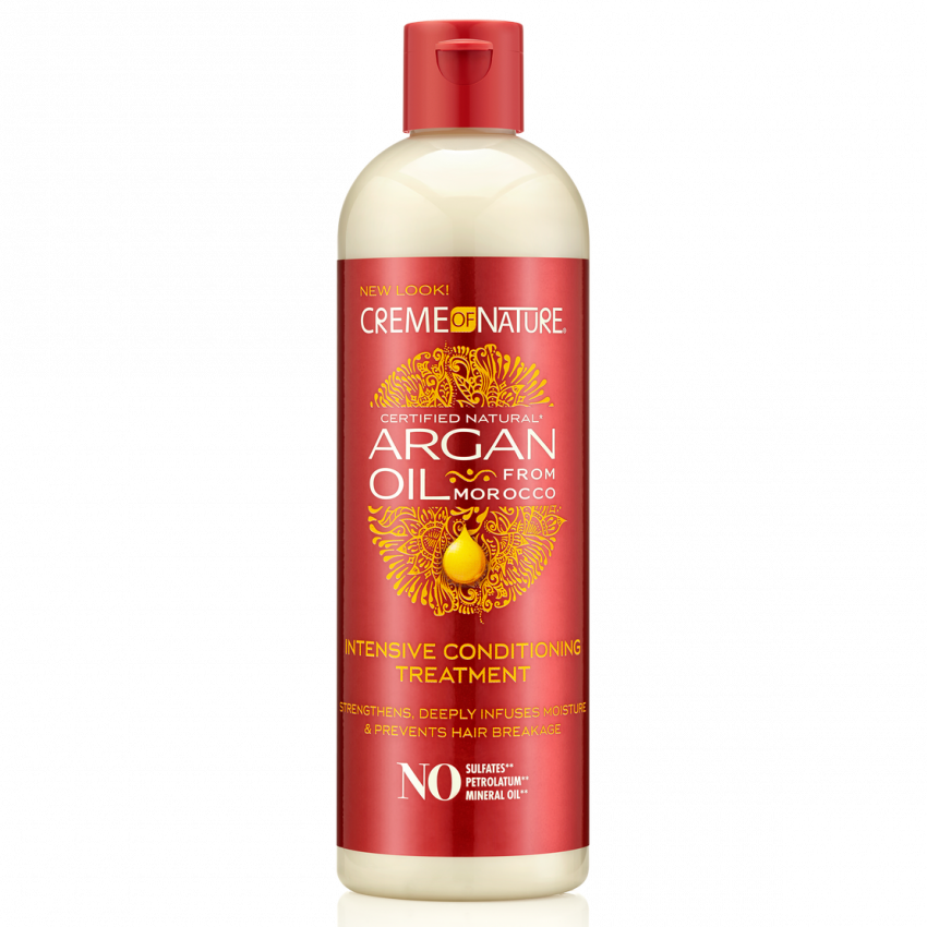 Creme of Nature Argan Oil Intensive Conditioning Treatment 12 oz / 355 ml - Deep Repair for Dry & Damaged Hair