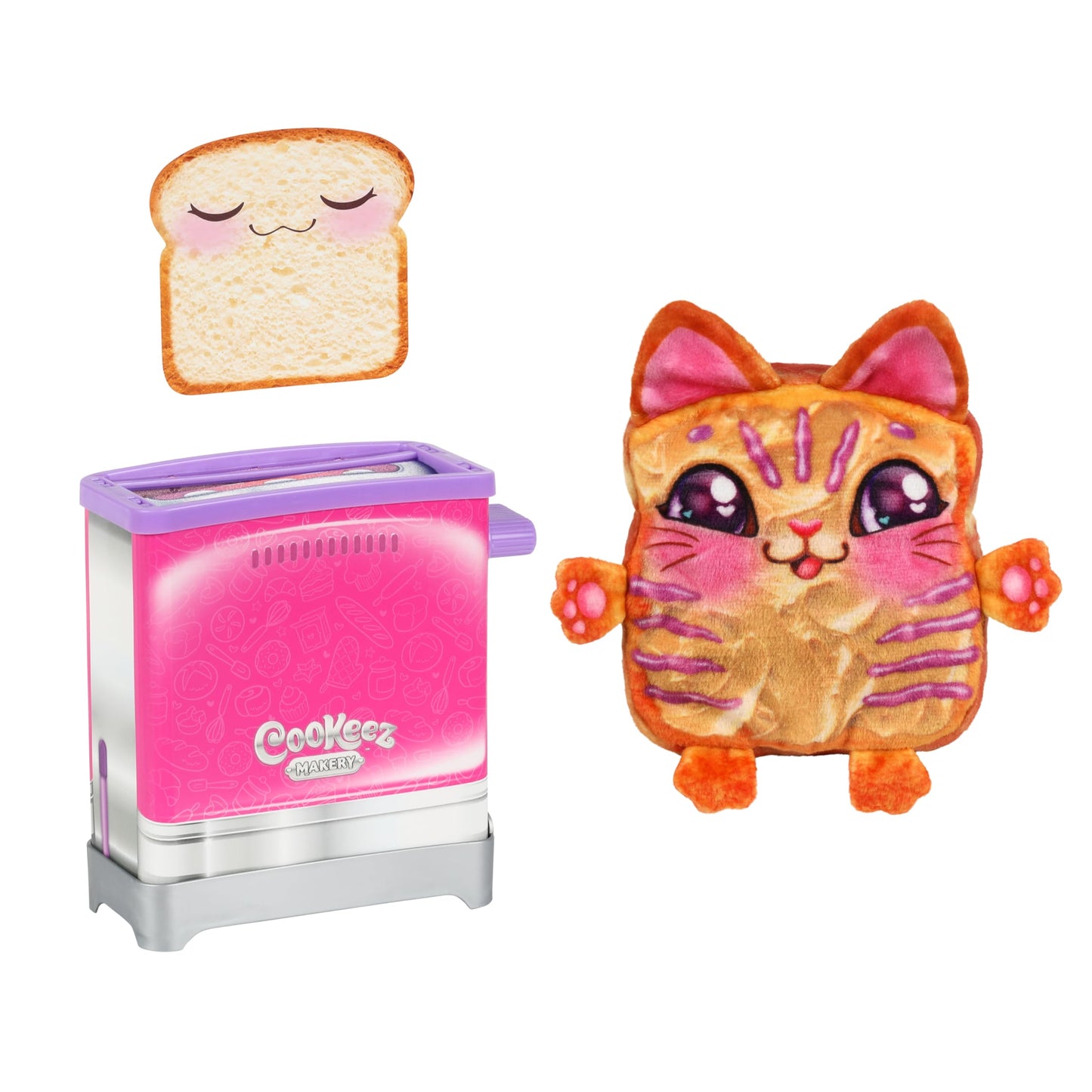 Cookeez Makery Toasty Treatz Toaster with Scented Plush – Surprise Pop-Up Plush Friend