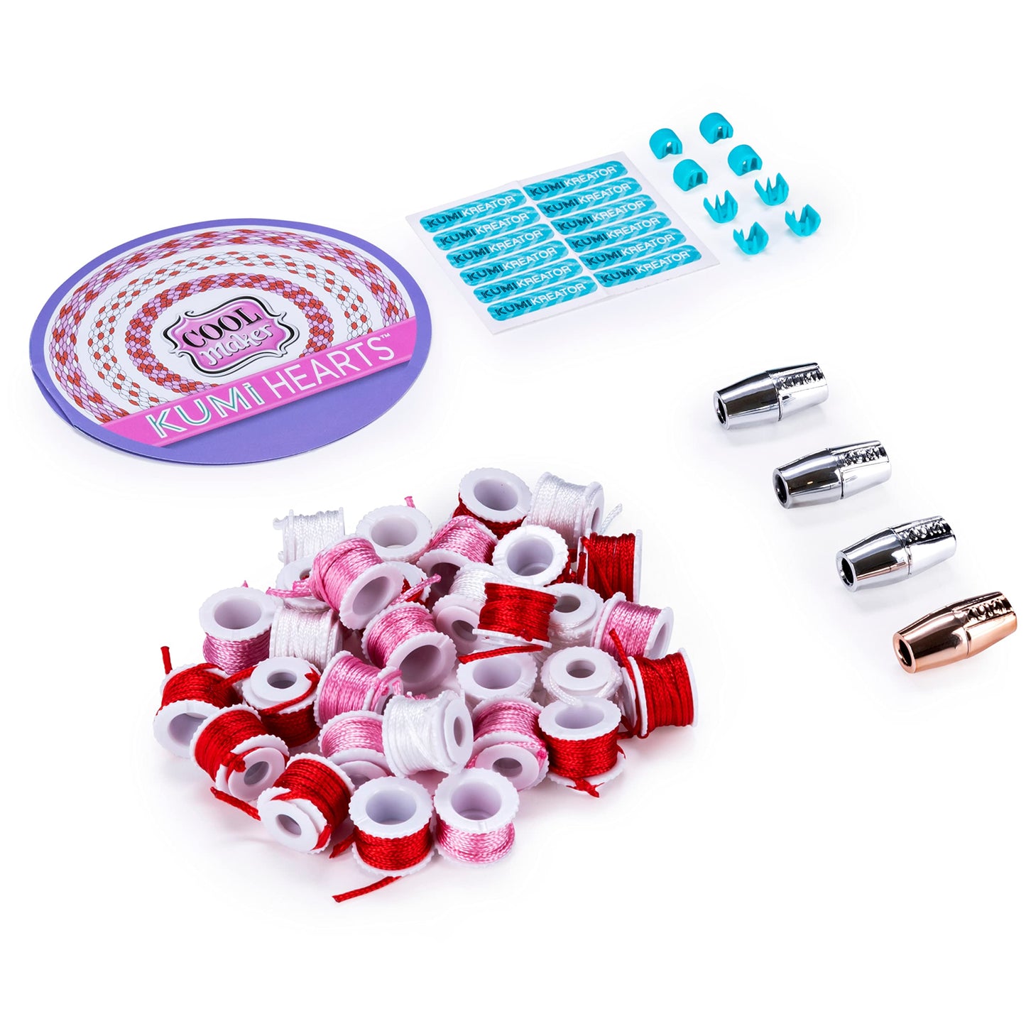 Cool Maker KumiKreator Hearts Mini Fashion Pack Refill — Create 4 Bracelets