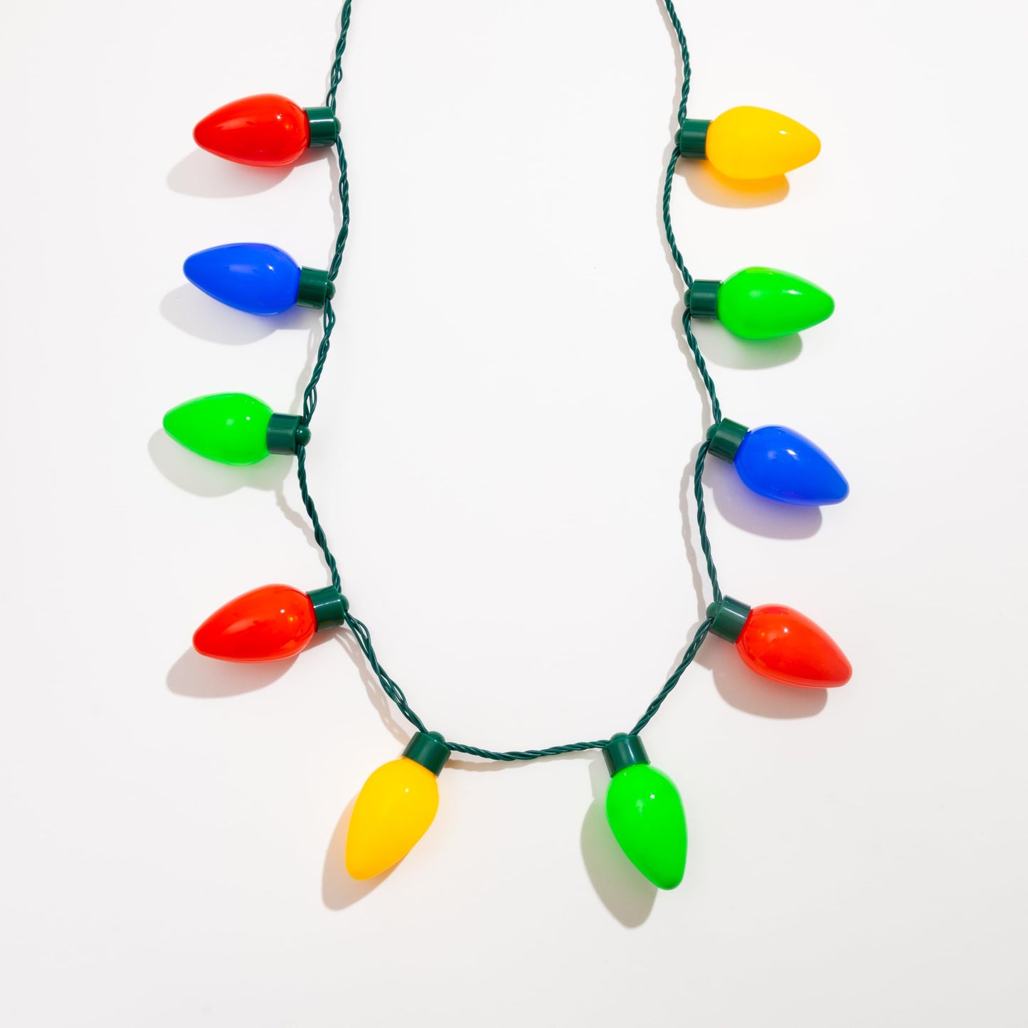Cool Things Corp Light Up Christmas Necklace & Headband Set (4pc) – LED Holiday Accessories