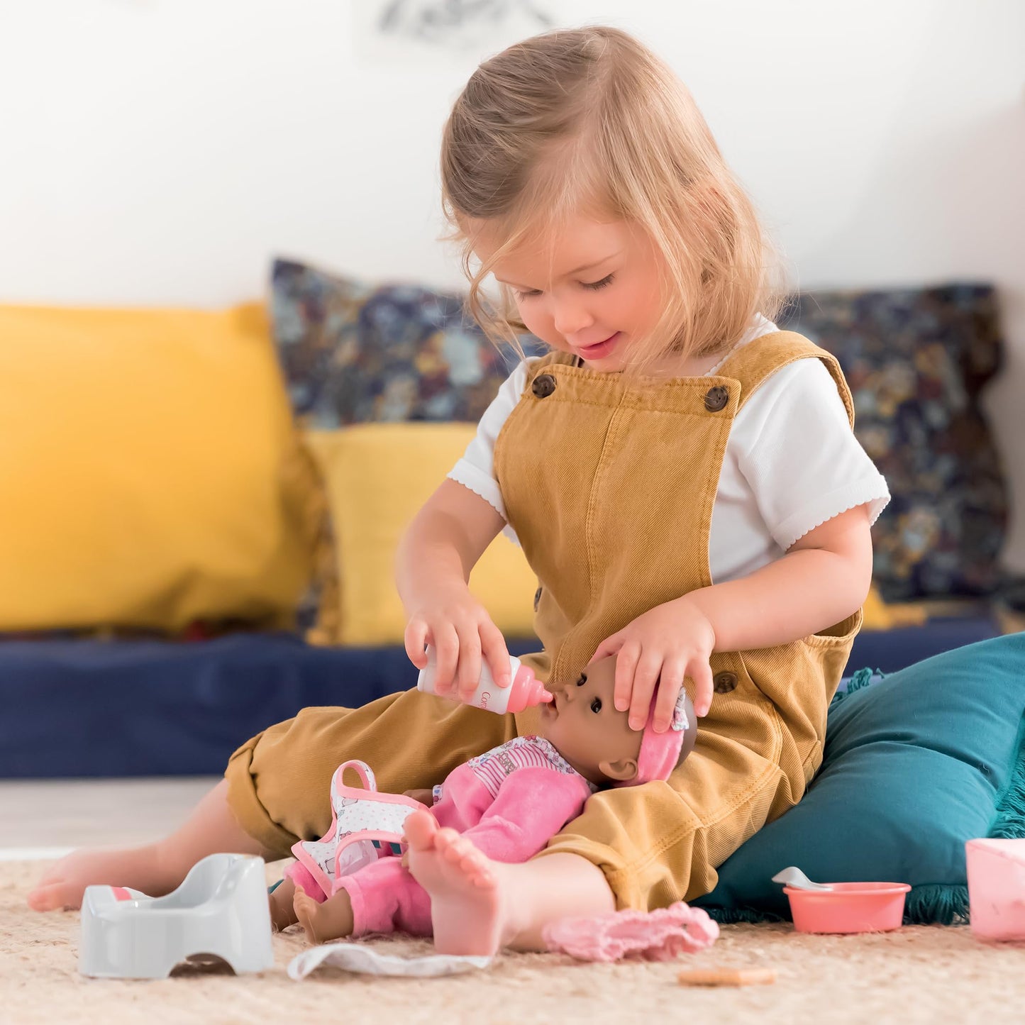 Corolle Baby Doll Care Accessories Set — 11-Piece Kit for 12-Inch Dolls