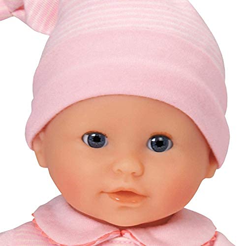 Corolle Bebe Calin Charming Pastel 12in Baby Doll – Vanilla Scent, Sleeping Eyes, Pink Pajama (18m+)