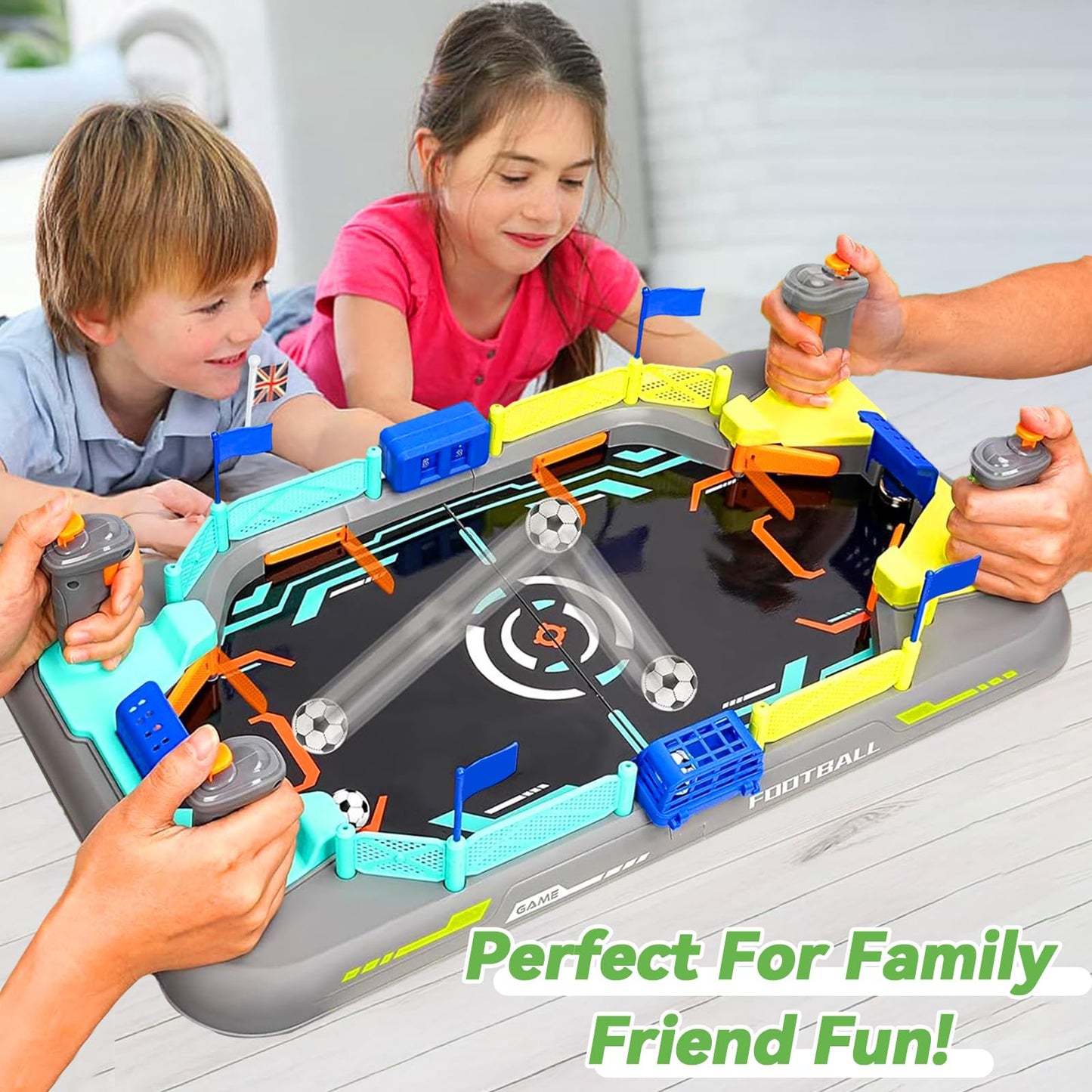 COUOMOXA Mini Soccer Board Game for Kids – Indoor Foosball Toy for 3–12 Year Olds
