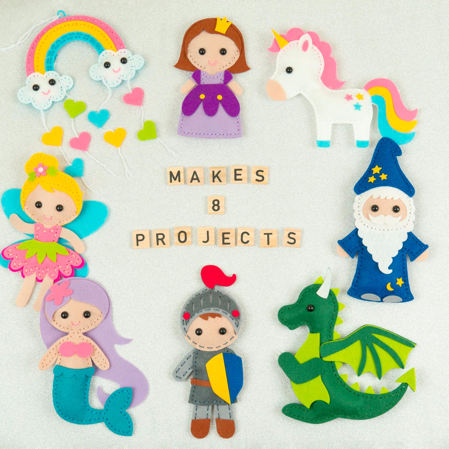 Craftorama Sewing Kit for Kids – 165-Piece Felt Craft Set for Beginners