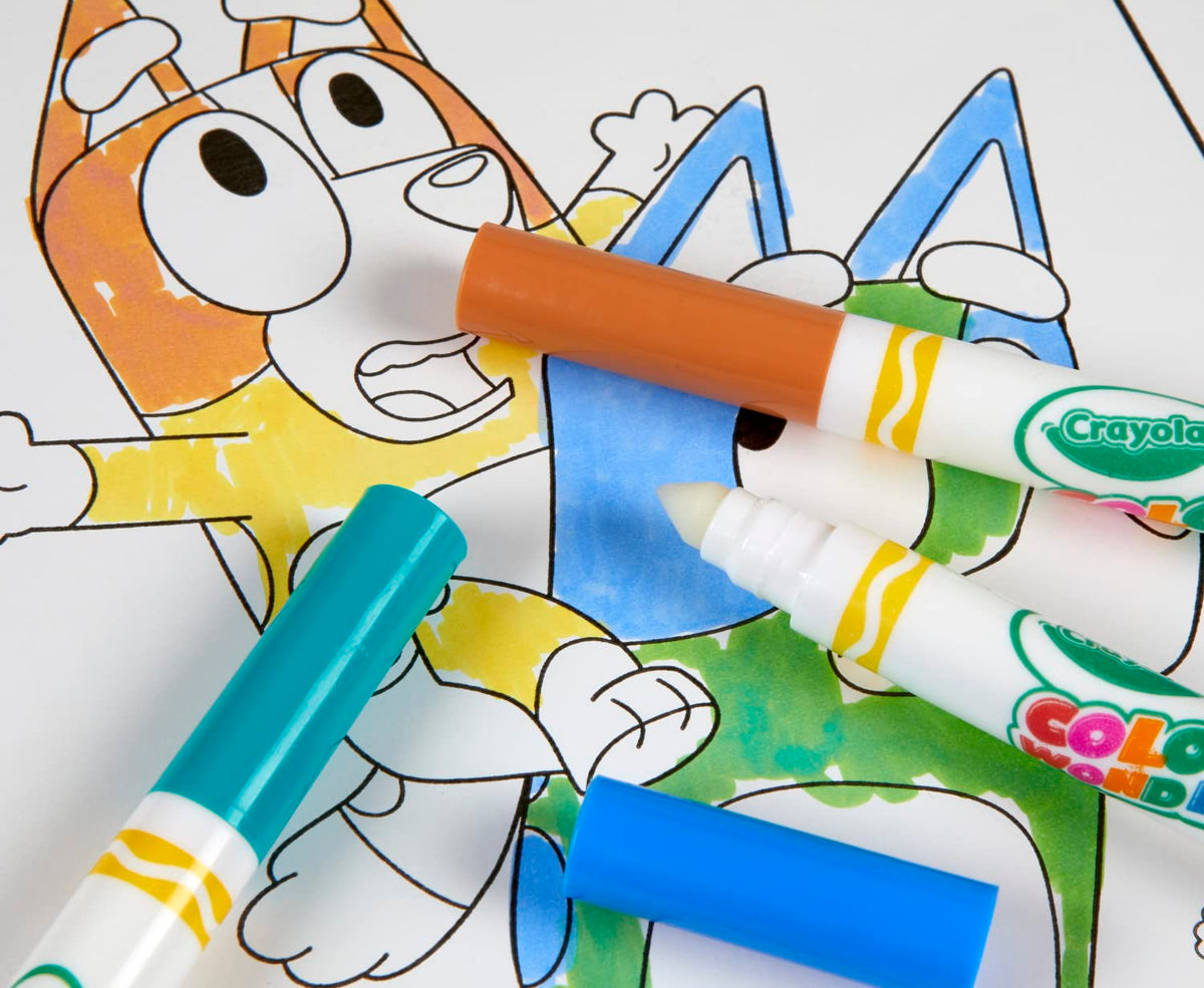 Crayola Bluey Color Wonder Coloring Set — 18 Pages, Mess-Free Toddler Coloring, Gift-Ready