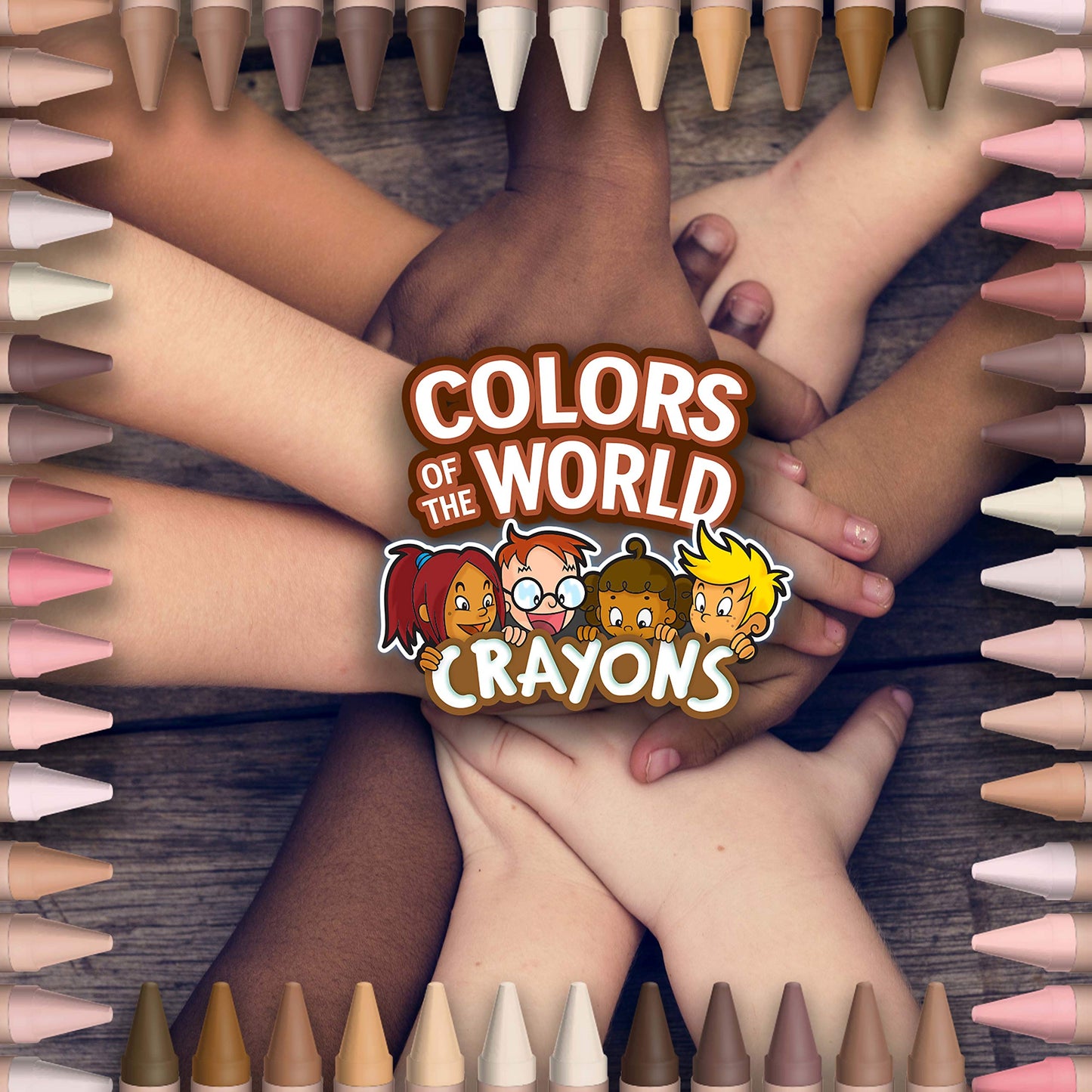 Crayola Colours of the World Wax Crayons – 24 Skin-Tone Colors for Kids (Ages 3+)