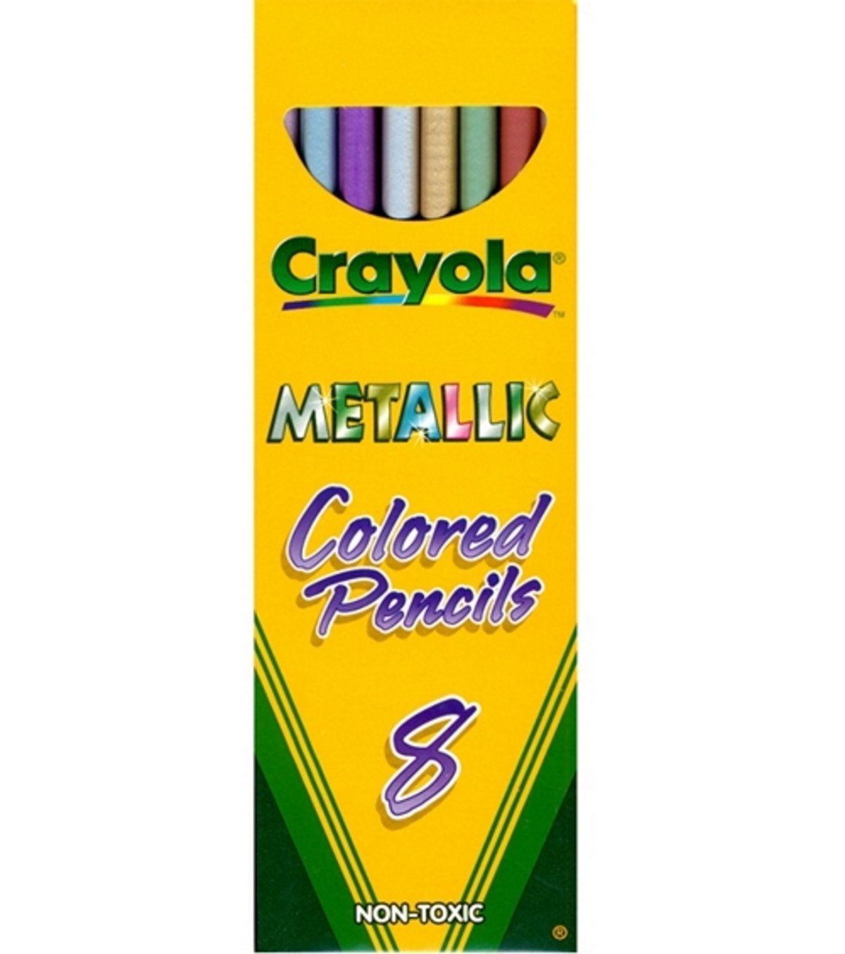 Crayola Metallic FX Colored Pencils - 8 Pencils | Vibrant Metallic Colors