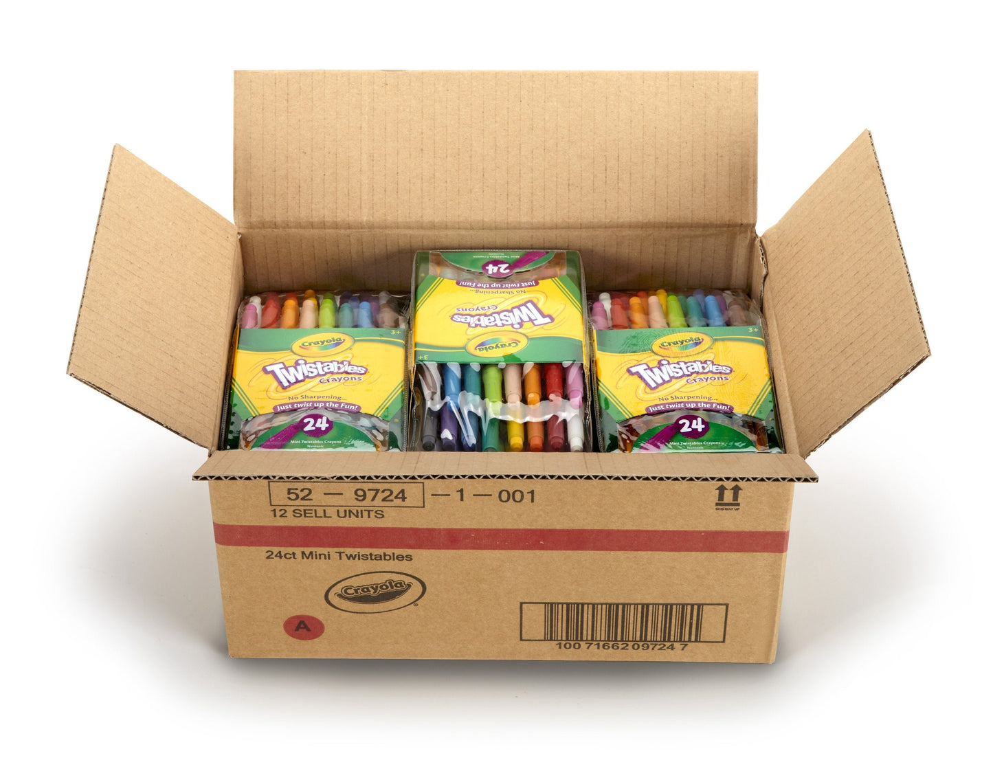 Crayola Mini Twistable Crayons, 24 Count – Portable, Break-Resistant Color On The Go