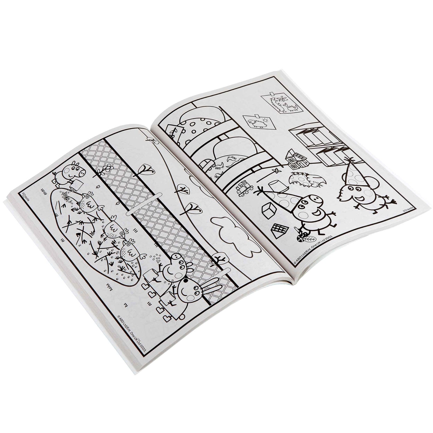 Crayola Peppa Pig Coloring Book with Stickers – 96 Pages for Kids Ages 3-6