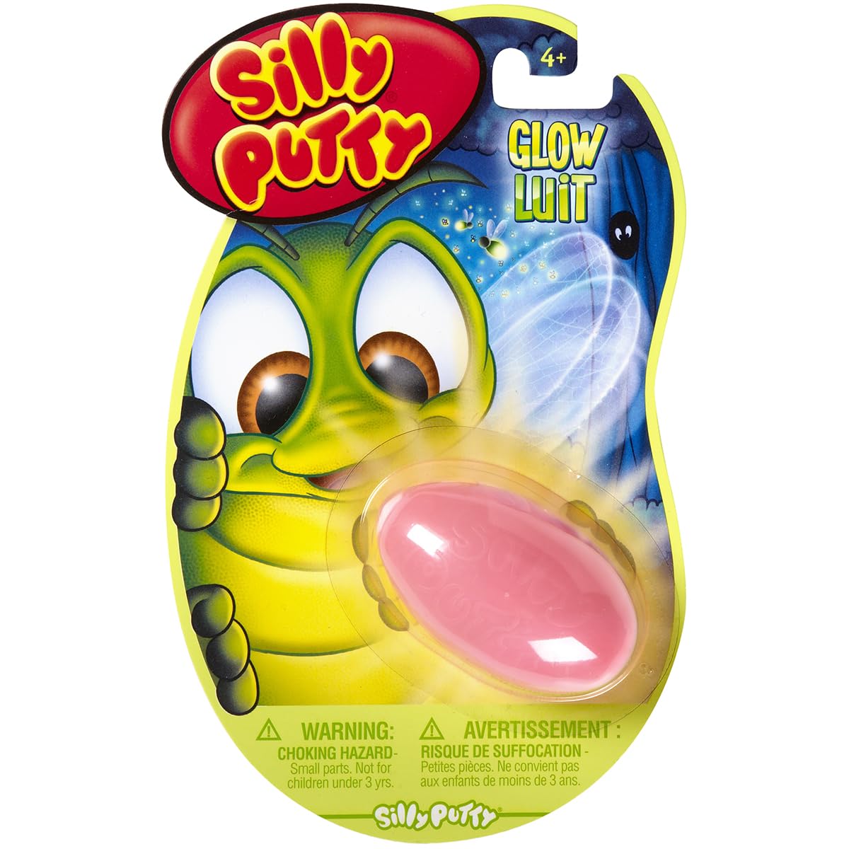 Crayola Silly Putty Glow in the Dark – 0.37 oz Egg, Color May Vary