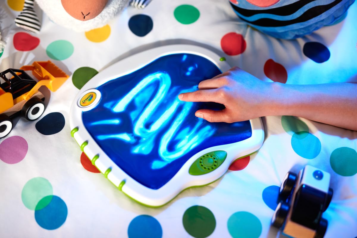 Crayola Toddler Touch Lights Doodle Board – Mess-Free Light-Up Musical Drawing for 2+